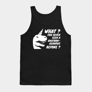 Funny Unicorn Dinosaur Tank Top